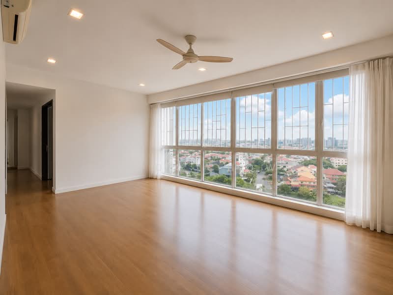 Goldenhill Park Condo, 60 Mei Hwan Drive, 3 Bedrooms, 1,335 sqft, Condominium For Sale, by Linda Chow, 500117843 - Living - ID generated without furniture  - PropertyGuru.com.sg