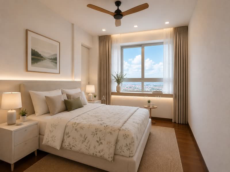 Goldenhill Park Condo, 60 Mei Hwan Drive, 3 Bedrooms, 1,335 sqft, Condominium For Sale, by Linda Chow, 500117843 - Bedroom 2 - ID Generated - PropertyGuru.com.sg