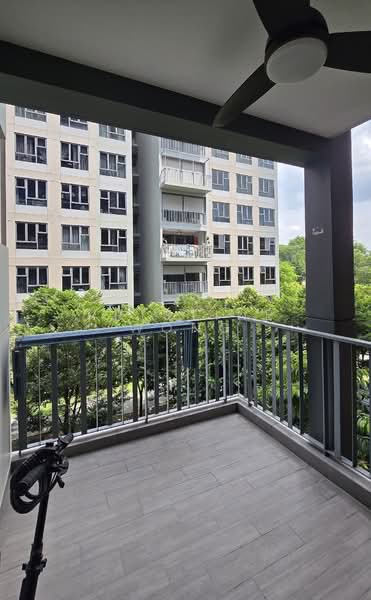 The Brownstone, 156 Canberra Drive, 3 Bedrooms, 915 sqft, Executive Condominium For Rent, by Kristine Wong, 500117952 - Balcony - PropertyGuru.com.sg