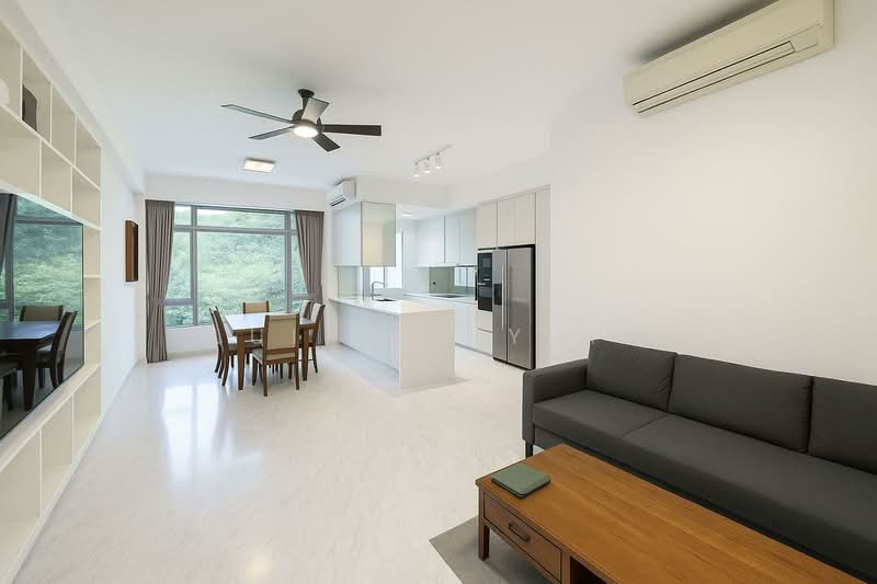 The Lanai, 140 Hillview Avenue, 3 Bedrooms, 1,453 sqft, Condominium For Rent, by Lui Yen Yuin, 500118046 - Living Room - PropertyGuru.com.sg