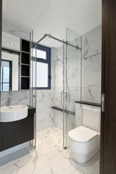 Wilshire Residences, 30 Farrer Road, 2 Bedrooms, 743 sqft, Condominium For Sale, by Eugene Lee, 500118180 - Bathroom - PropertyGuru.com.sg