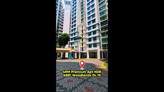 688F Woodlands Drive 75, 688F Woodlands Drive 75, 3 Bedrooms, 969 sqft, HDB Flat For Sale, by Sharrbinaa M Ismaiil, 500118195 - PropertyGuru.com.sg