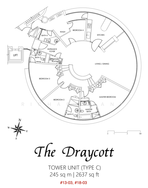 The Draycott, 50 Draycott Park, 4 Bedrooms, 2,637 sqft, Condominium For Sale, by Richard Jany, 500118216 - PropertyGuru.com.sg