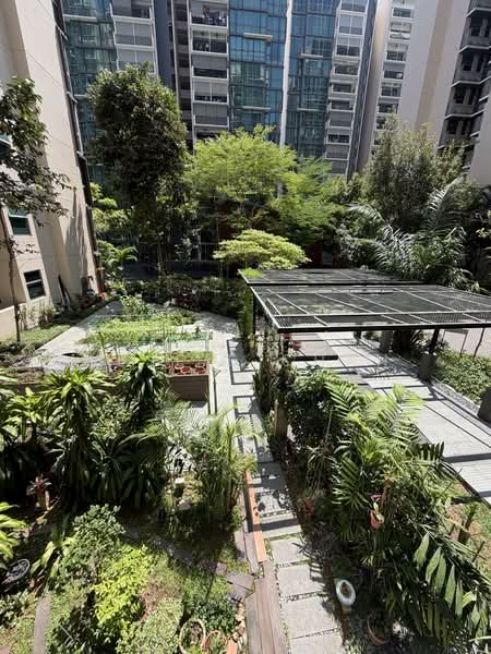 The Terrace, 96 Edgedale Plains, 3 Bedrooms, 1,001 sqft, Executive Condominium For Sale, by Leslie Chan, 500118320 - Garden - PropertyGuru.com.sg