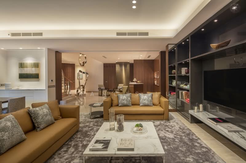 Bishopsgate Residences, 1 Bishopsgate, 5 Bedrooms, 6,641 sqft, Apartment For Sale, by Francis Lu, 500118418 - Living Room - PropertyGuru.com.sg