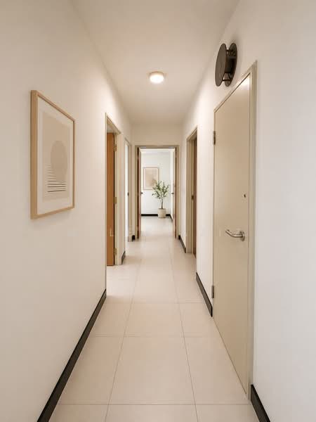 180C Rivervale Crescent, 180C Rivervale Crescent, 3 Bedrooms, 1,001 sqft, HDB Flat For Sale, by Malek Aziz, 500118463 - Corridor - PropertyGuru.com.sg