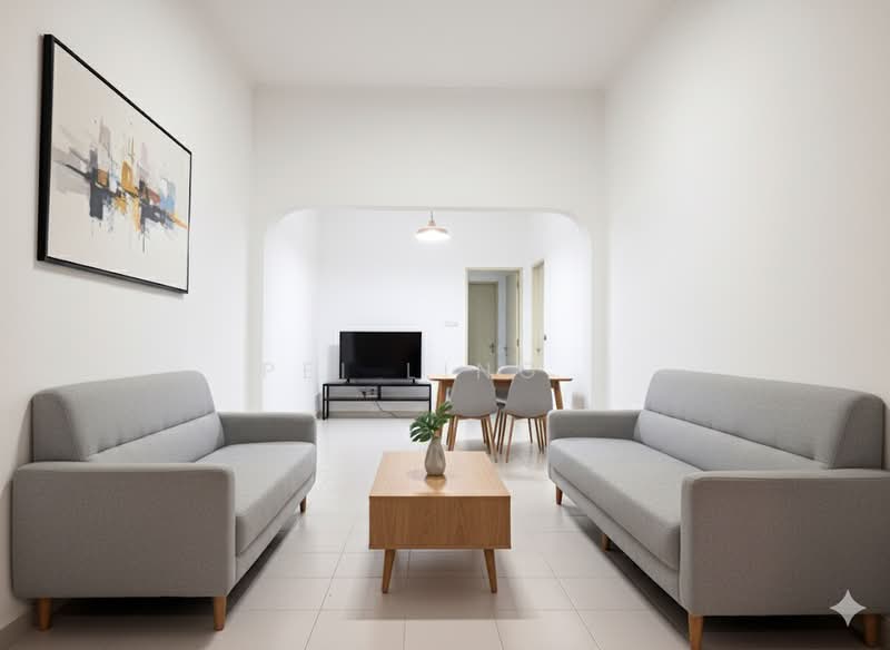 D20 Jalan Leban Sembawang Hill Estate within 1km to CHIJ St. Nic, Jalan Leban, 3 Bedrooms, 1,800 sqft, Corner Terrace For Sale, by Pei Ling ., 500118599 - Living Room - PropertyGuru.com.sg