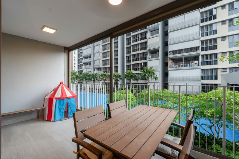 Rivercove Residences EC, 20 Anchorvale Ln, 3 Bedrooms, 1,076 sqft, Condominium For Sale, by Nicholas Feng, 500118667 - Balcony - PropertyGuru.com.sg