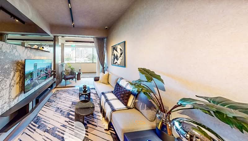 Subsale 2+S ~883sqft w Fantastic Views at CanningHill Piers., , 2 Bedrooms, 883 sqft, Condominium For Sale, by Homer Lau, 500118726 - Living Room - PropertyGuru.com.sg