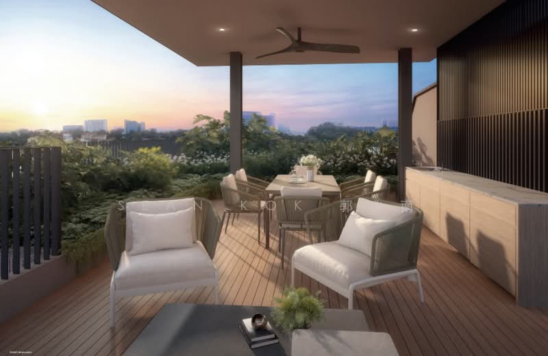 The Hill @ One-North, 15 Slim Barrack Rise, 2 Bedrooms, 743 sqft, Condominium For Sale, by Sean Kok 郭兆南, 500118741 - Balcony - PropertyGuru.com.sg