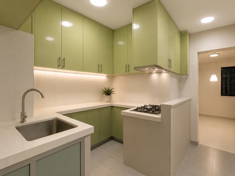 407 Serangoon Avenue 1, 407 Serangoon Avenue 1, 3 Bedrooms, 1,119 sqft, HDB Flat For Sale, by George Yang, 500118969 - Kitchen - PropertyGuru.com.sg