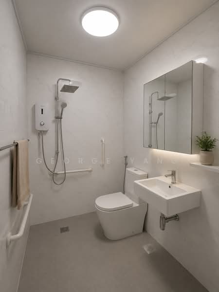 407 Serangoon Avenue 1, 407 Serangoon Avenue 1, 3 Bedrooms, 1,119 sqft, HDB Flat For Sale, by George Yang, 500118969 - Bathroom - PropertyGuru.com.sg