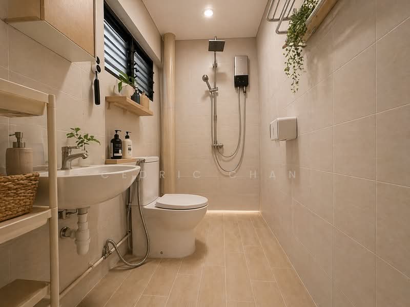 509 Woodlands Drive 14, 509 Woodlands Drive 14, 3 Bedrooms, 1,324 sqft, HDB Flat For Sale, by Cedric Chan, 500119016 - Bathroom - PropertyGuru.com.sg