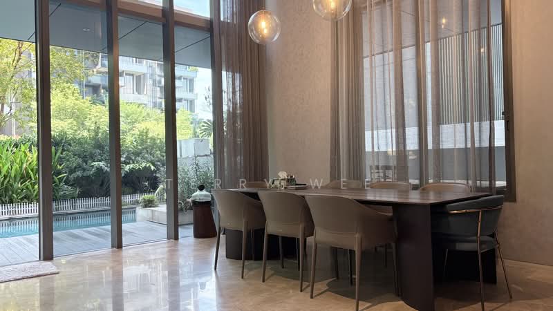 Leedon Residence, 16 Leedon Heights, 4 Bedrooms, 4,607 sqft, Condominium For Rent, by Terry Wee, 500119229 - Dining Room - PropertyGuru.com.sg