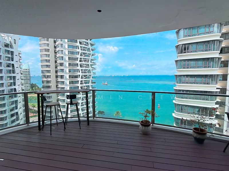 Cape Royale, 19 Cove Way, 3 Bedrooms, 1,722 sqft, Condominium For Sale, by Benjamin Chew, 500119304 - Balcony - PropertyGuru.com.sg