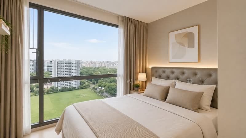 Riversails, 6 Upper Serangoon Crescent, 3 Bedrooms, 1,819 sqft, Condominium For Sale, by Jason Hew (丘汶弗), 500119325 - Master Bedroom with illustration purpose - PropertyGuru.com.sg