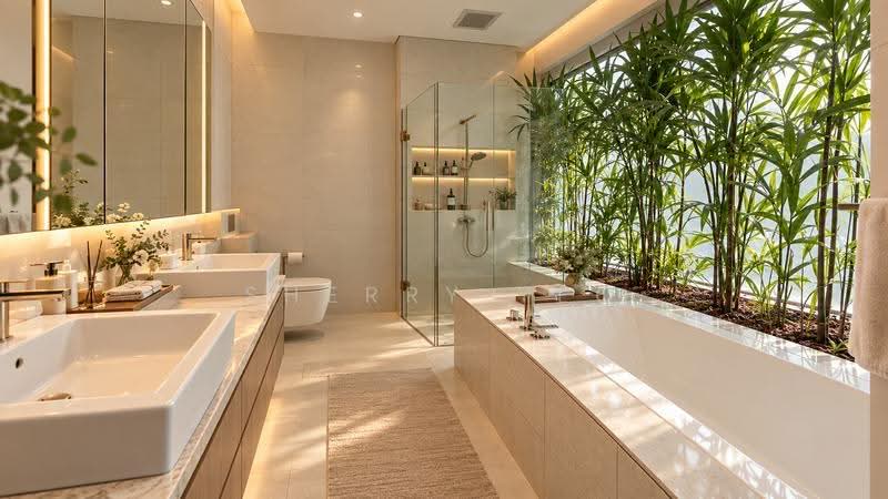 Begonia Drive, Begonia Drive near to Seletar Hills / Yio Chu Kang landed estate in Singapore, Seletar / Yio Chu Kang, 7 Bedrooms, 5,033 sqft, Semi-Detached House For Sale, by Sherry Yeo, 500119377 - Bathroom - PropertyGuru.com.sg