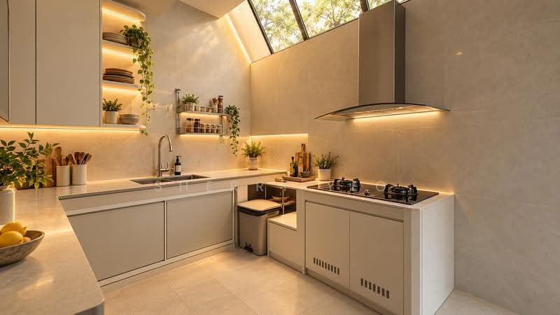 Begonia Drive, Begonia Drive near to Seletar Hills / Yio Chu Kang landed estate in Singapore, Seletar / Yio Chu Kang, 7 Bedrooms, 5,033 sqft, Semi-Detached House For Sale, by Sherry Yeo, 500119377 - Kitchen - PropertyGuru.com.sg
