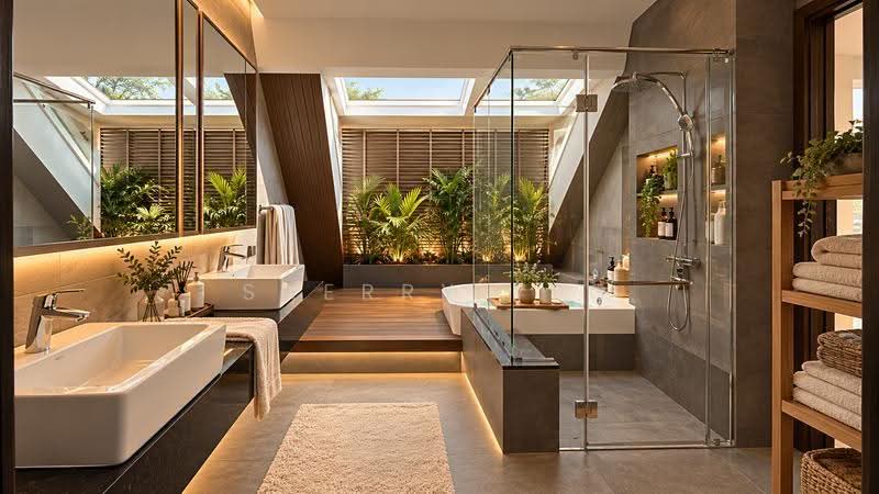 Begonia Drive, Begonia Drive near to Seletar Hills / Yio Chu Kang landed estate in Singapore, Seletar / Yio Chu Kang, 7 Bedrooms, 5,033 sqft, Semi-Detached House For Sale, by Sherry Yeo, 500119377 - Bathroom - PropertyGuru.com.sg