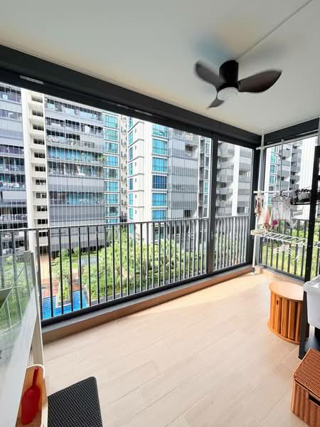 Treasure at Tampines, 57 Tampines Lane, 3 Bedrooms, 915 sqft, Condominium For Sale, by Joanne Chan, 500119413 - Balcony - PropertyGuru.com.sg