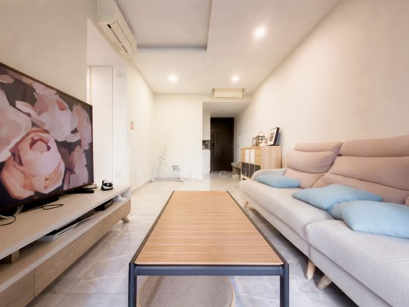 The Brownstone, 160 Canberra Drive, 3 Bedrooms, 915 sqft, Executive Condominium For Sale, by Benji Chia, 500119468 - Living Room - PropertyGuru.com.sg