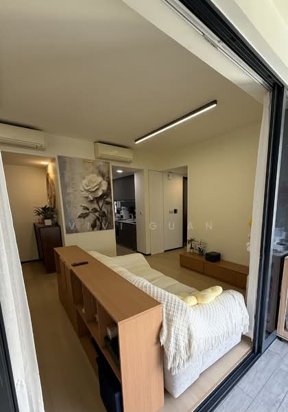 Waterbay, 47 Edgefield Plains, 2 Bedrooms, 753 sqft, Executive Condominium For Sale, by Vivi Guan, 500119559 - Living Room - PropertyGuru.com.sg