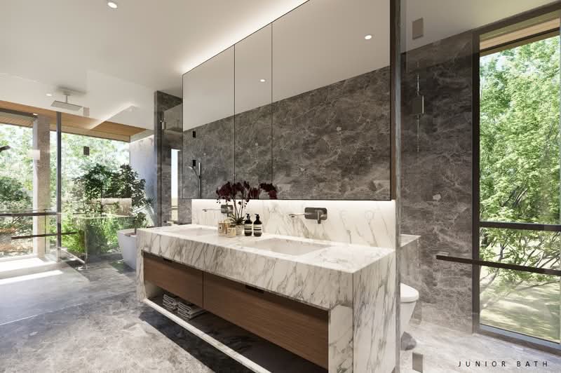 Sian Tuan Avenue Hua Guan Avenue, Sian Tuan Ave, 6 Bedrooms, 14,482 sqft, Bungalow House For Sale, by Steve Teo, 500119583 - Bathroom - PropertyGuru.com.sg