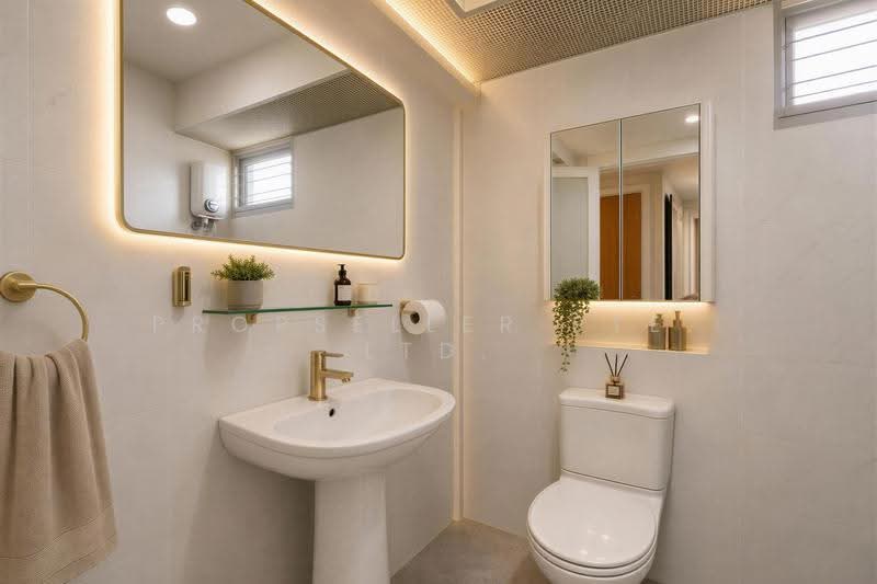 450 Yishun Ring Road, 450 Yishun Ring Road, Sembawang / Yishun, 3 Bedrooms, 990 sqft, HDB Flat For Sale, by ADNIX LIU, 500119593 - Bathroom - PropertyGuru.com.sg