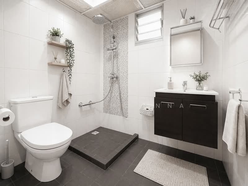 164A Rivervale Crescent, 164A Rivervale Crescent, 3 Bedrooms, 1,001 sqft, HDB Flat For Sale, by Tabitha Anna, 500119621 - Bathroom - PropertyGuru.com.sg