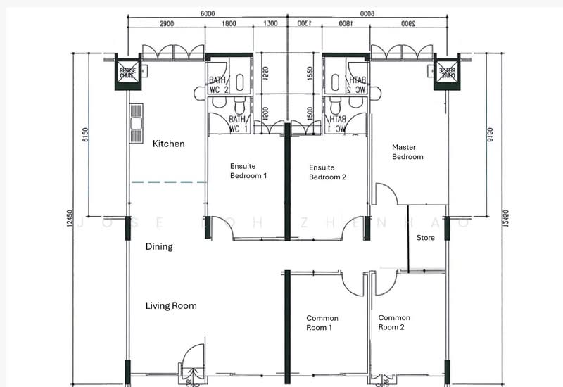 334 Clementi Avenue 2, 334 Clementi Avenue 2, 5 Bedrooms, 1,442 sqft, HDB Flat For Sale, by Jose Loh Zhenhao, 500119679 - PropertyGuru.com.sg