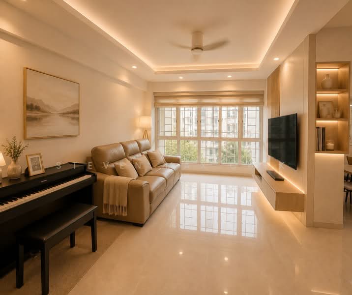 173D Punggol Field, 173D Punggol Field, 3 Bedrooms, 1,184 sqft, HDB Flat For Sale, by Steven Max Quek, 500119697 - Living Room - PropertyGuru.com.sg
