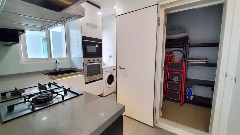 One Leicester, 1 Leicester Road, 2 Bedrooms, 904 sqft, Condominium For Rent, by Peter Loh 彼得, 500119843 - Kitchen - PropertyGuru.com.sg