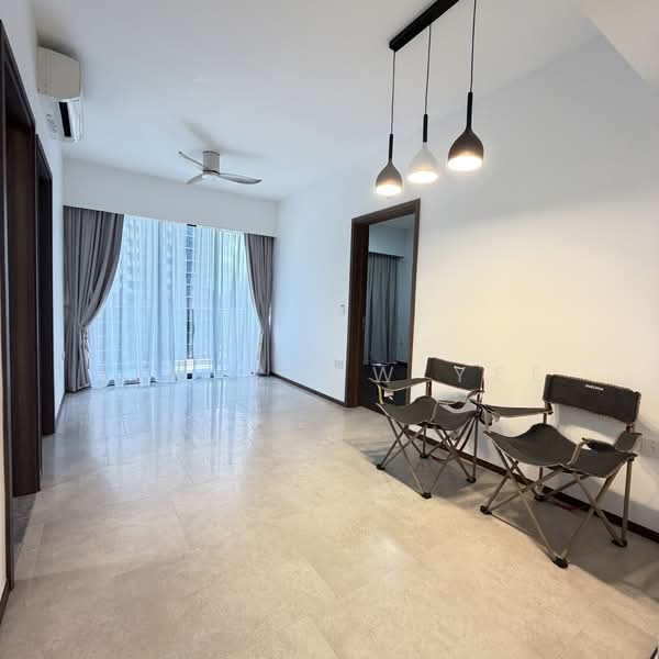 Lentor Modern, Lentor Central, 2 Bedrooms, 732 sqft, Condominium For Rent, by Lim Chew Yee, 500120088 - Living Room - PropertyGuru.com.sg