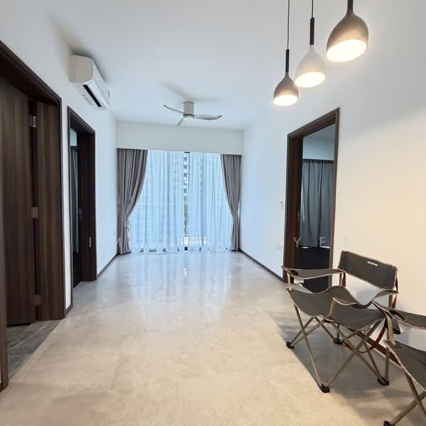 Lentor Modern, Lentor Central, 2 Bedrooms, 732 sqft, Condominium For Rent, by Lim Chew Yee, 500120088 - Living Room - PropertyGuru.com.sg
