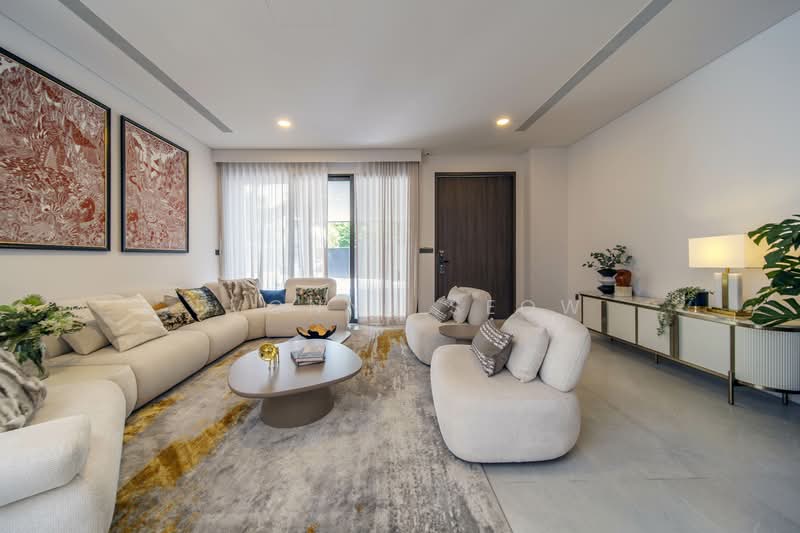 FREEHOLD Brand NEW Corner Terrace! Prime District 11! Move In Immediately!, , 5 Bedrooms, 7,898 sqft, Corner Terrace For Sale, by Evonne Seow, 500120158 - Living Room - PropertyGuru.com.sg
