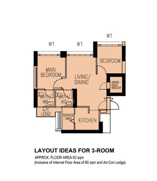 95 Dawson Road, 95 Dawson Road, 2 Bedrooms, 678 sqft, HDB Flat For Sale, by Danny Ou, 500120173 - PropertyGuru.com.sg