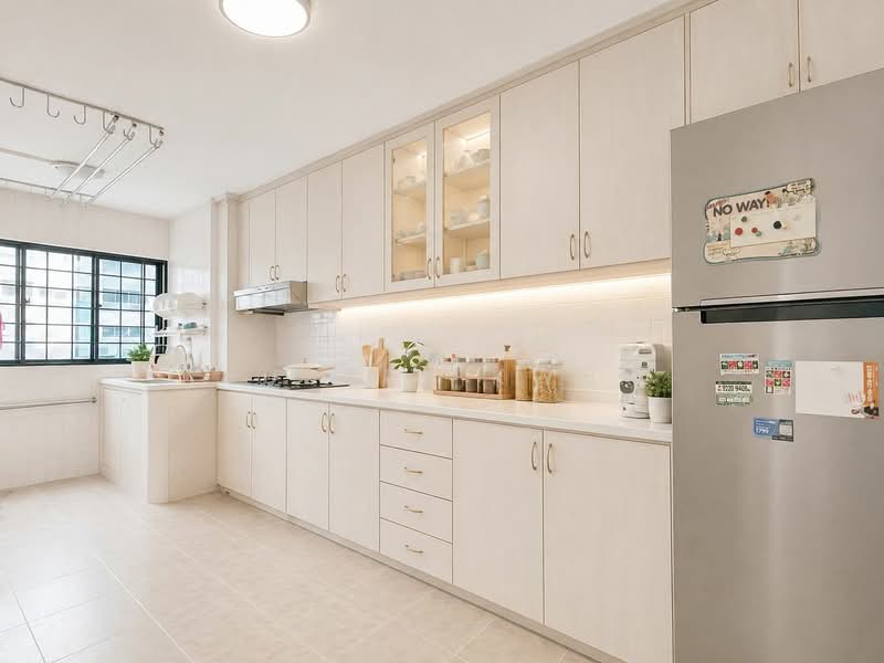 232 Tampines Street 21, 232 Tampines Street 21, 3 Bedrooms, 1,302 sqft, HDB Flat For Sale, by Justin Kwek, 500120201 - Kitchen - PropertyGuru.com.sg