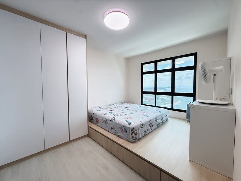 415D Northshore Drive, 415D Northshore Drive, 3 Bedrooms, 1,206 sqft, HDB Flat For Rent, by Lynn Ng, 500120264 - Master Bedroom with Platform Bed - PropertyGuru.com.sg