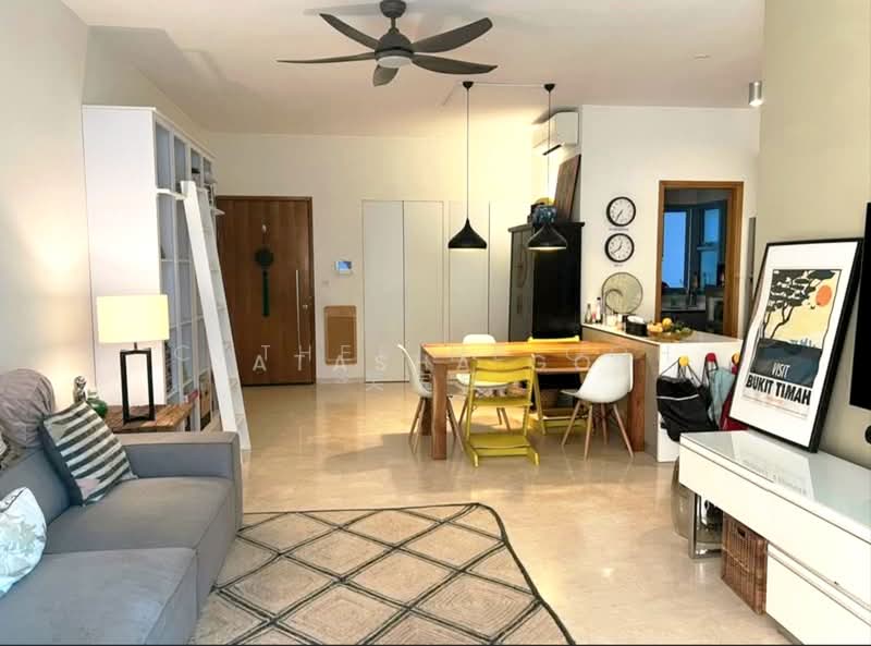 The Sixth Avenue Residences, 160 Sixth Avenue, 3 Bedrooms, 1,582 sqft, Condominium For Rent, by Catherine Goh 吴宝钰, 500120266 - Living Room - PropertyGuru.com.sg