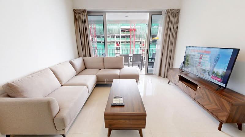 V on Shenton, 5 Shenton Way, 2 Bedrooms, 1,055 sqft, Condominium For Rent, by Joseph Khoo, 500120276 - Living Room - PropertyGuru.com.sg
