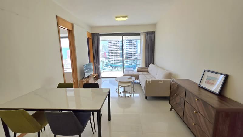 Concourse Skyline, 296 Beach Road, 1 Bedroom, 818 sqft, Condominium For Rent, by Joseph Khoo, 500120279 - Living Room - PropertyGuru.com.sg