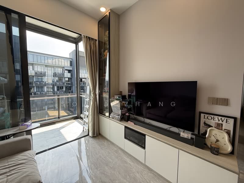 Leedon Green, 32 Leedon Heights, 2 Bedrooms, 818 sqft, Condominium For Sale, by Sofia Zhang, 500120376 - Living Room - PropertyGuru.com.sg