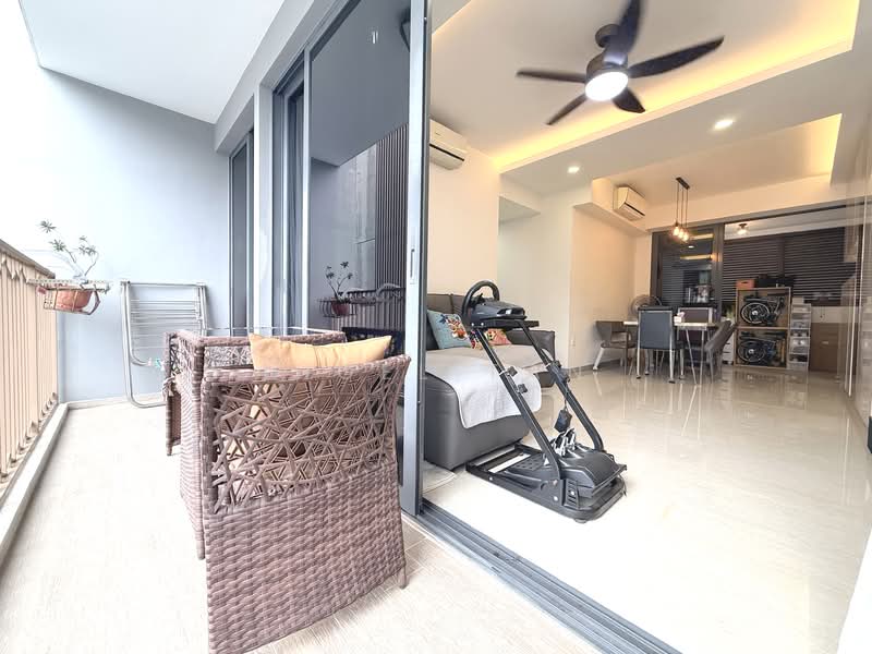 The Criterion, 7 Yishun Street 51, 3 Bedrooms, 1,076 sqft, Executive Condominium For Sale, by Nigel Tan, 500120423 - Balcony - PropertyGuru.com.sg
