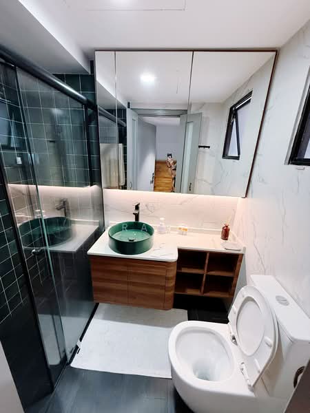 The Mayfair, 5 Jurong East Street 32, 2 Bedrooms, 893 sqft, Condominium For Sale, by Sarah Ni, 500120523 - Master Bathroom - PropertyGuru.com.sg