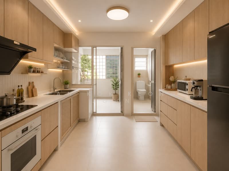 351 Woodlands Avenue 1, 351 Woodlands Avenue 1, 3 Bedrooms, 1,152 sqft, HDB Flat For Sale, by Tan Kok Keong John, 500120552 - Kitchen - PropertyGuru.com.sg