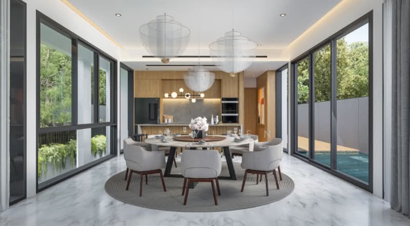 D10 Mount Sinai Road Brand New Bungalow Detached With Basement!Call 9444.4449!, Mount Sinai Road,Holland Grove Road,Grove Drive,Henry Park Primary,Holland Road,Jelita Mall,Ghim Moh Road, 7 Bedrooms, 12,239 sqft, Bungalow House For Sale, by Lin Yisen, 500120593 - Dining Room - PropertyGuru.com.sg