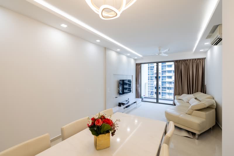 Sol Acres, 10 Choa Chu Kang Grove, 4 Bedrooms, 1,163 sqft, Executive Condominium For Sale, by Damien Tan, 500120605 - Living Room - PropertyGuru.com.sg