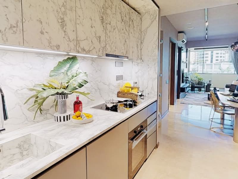 CanningHill Piers, 177 River Valley Road, 2 Bedrooms, 818 sqft, Condominium For Sale, by Sandrea See, 500120663 - Kitchen - PropertyGuru.com.sg