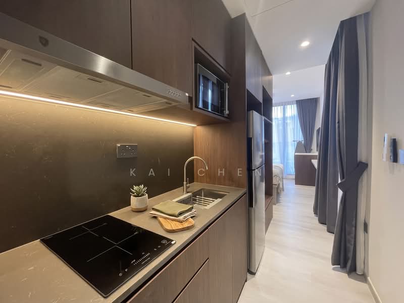 Fort Marshall Residences, , 1 Bedroom, 151 sqft, Apartment For Rent, by Kai Chen, 500120696 - Type 2 - Kitchen - PropertyGuru.com.sg