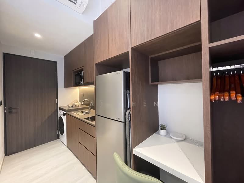 Fort Marshall Residences, 87 Marshall Road, 1 Bedroom, 216 sqft, Apartment For Rent, by Kai Chen, 500120696 - Classic Studio Suite - Kitchen - PropertyGuru.com.sg